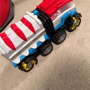 Paw patrol dino Kids Toy Truck with Red and Blue Accents